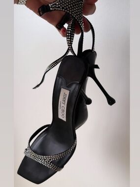Jimmy Choo Crystal Embellished heels